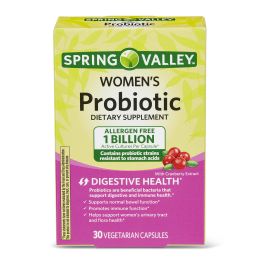 Spring Valley Women's Probiotic Dietary Supplement;  30 Count