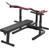 Weight Chest Press Bench - Weight Bench Press Machine 11 Adjustable Positions Flat Incline for Chest &amp; Arm Ab Workout; Home Gym Equipment Combined