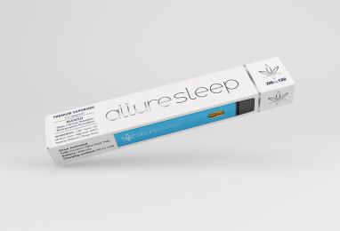 Allure Sleep CBD Vaporizer 200 mg 99.9% CBD per unit, our proprietary draw activated vaporizer is designed to enhance a calming effect to promote slee