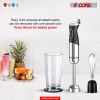 5Core 400W Immersion Hand Blender Multifunctional Electric 9 speed 2 accessories HB 1516