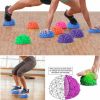 Polygonal Design Massage Ball Balancing Pods Half Round Yoga Balance Massager Ball for Children and Adults Fitness Exercise Gym Pods