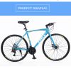 27 Speed Hybrid bike Disc Brake 700C Road Bike For men women's City Bicycle