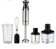 5 Core Immersion Hand Blender 5-In-1 500W Handheld 8 Variable Powerful Stainless Steel with Electric Whisker;  2-Blades 860ml Food Processor;  Chopper