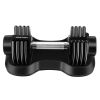 Adjustable Dumbbell 25 lbs with Fast Automatic Adjustable and Weight Plate for Workout Home Gym