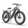 AOSTIRMOTOR new pattern 26" 1000W Electric Bike Fat Tire 52V30AH Removable Lithium Battery for Adults