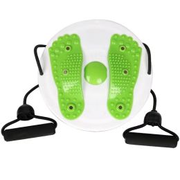 Waist Twister With Drawstring; Home Fitness Exercise Equipment (Color: green)