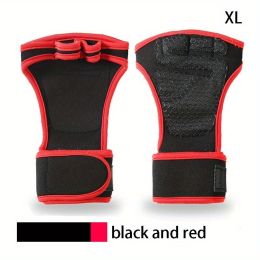 Fitness Gloves Dumbbell Weightlifting Exercise Sports Non-slip Wear-resistant Training Half-finger Extended Wrap Wrist Guard Gloves (Color: Fitness Without Finger, size: Xl)