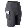 Women's Shorts Yoga Workout Running Compression Exercise Shorts Side Pockets