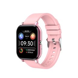 H10 smart watch Bluetooth call bracelet Heart rate Blood pressure Sports Health P8 smart watch (Color: Pink)