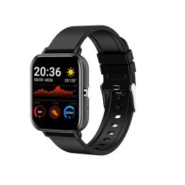 H10 smart watch Bluetooth call bracelet Heart rate Blood pressure Sports Health P8 smart watch (Color: black)