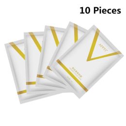 Face Lifting Mask Miracle V Shape Slimming Mask Facial Line Remover Wrinkle Double Chin Reduce Lift Bandage Skin Care Tool (Color: 10Pcs White)