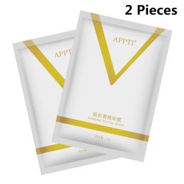 Face Lifting Mask Miracle V Shape Slimming Mask Facial Line Remover Wrinkle Double Chin Reduce Lift Bandage Skin Care Tool (Color: 2Pcs White)