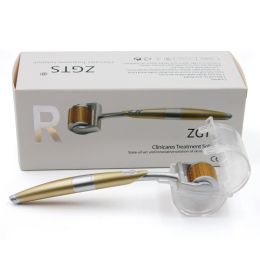 ZGTS Titanium Micro 192 Needle Derma Skin Roller Meso Acne Scar Wrinkle Anti-Age (Needle Length: 0.5Mm)