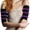 Weight Loss Arm Sleeves (Fit Up To 70kg); Shaper Massage Sleeves For Slimming Arms; Fat Burning Running Arm Wraps