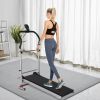 Home Fitness Exercise Portable Motorized Shock-Absorbing Folding Manual Treadmill