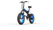 US warehouse Bezior XF200 20 inch Electric Mountain Bike 1000W 48V 15Ah folding fat tire off road electric dirt bike