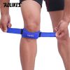 Aolikes 1pc Adjustable Knee Strap; Patellar Tendon Pressurized Protector; Support Slider Pad Guard For Badminton Running