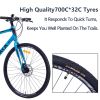 21 Speed Hybrid bike Disc Brake 700C Road Bike For men women\'s City Bicycle