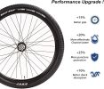 20 PACK Foldable mountain Bike Tire; 29x2.10 inch 25 pieces ; Durable Mountain Bike Tire; ; Fasting Rolling; More Grip; Puncture-Resistant; Black/Crea