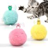 Potaroma Chirping Cat Toys Balls with SilverVine Catnip; 2022 Upgraded; 3 Pack Fluffy Interactive Cat Kicker; 3 Lifelike Animal Sounds; Kitty Kitten C